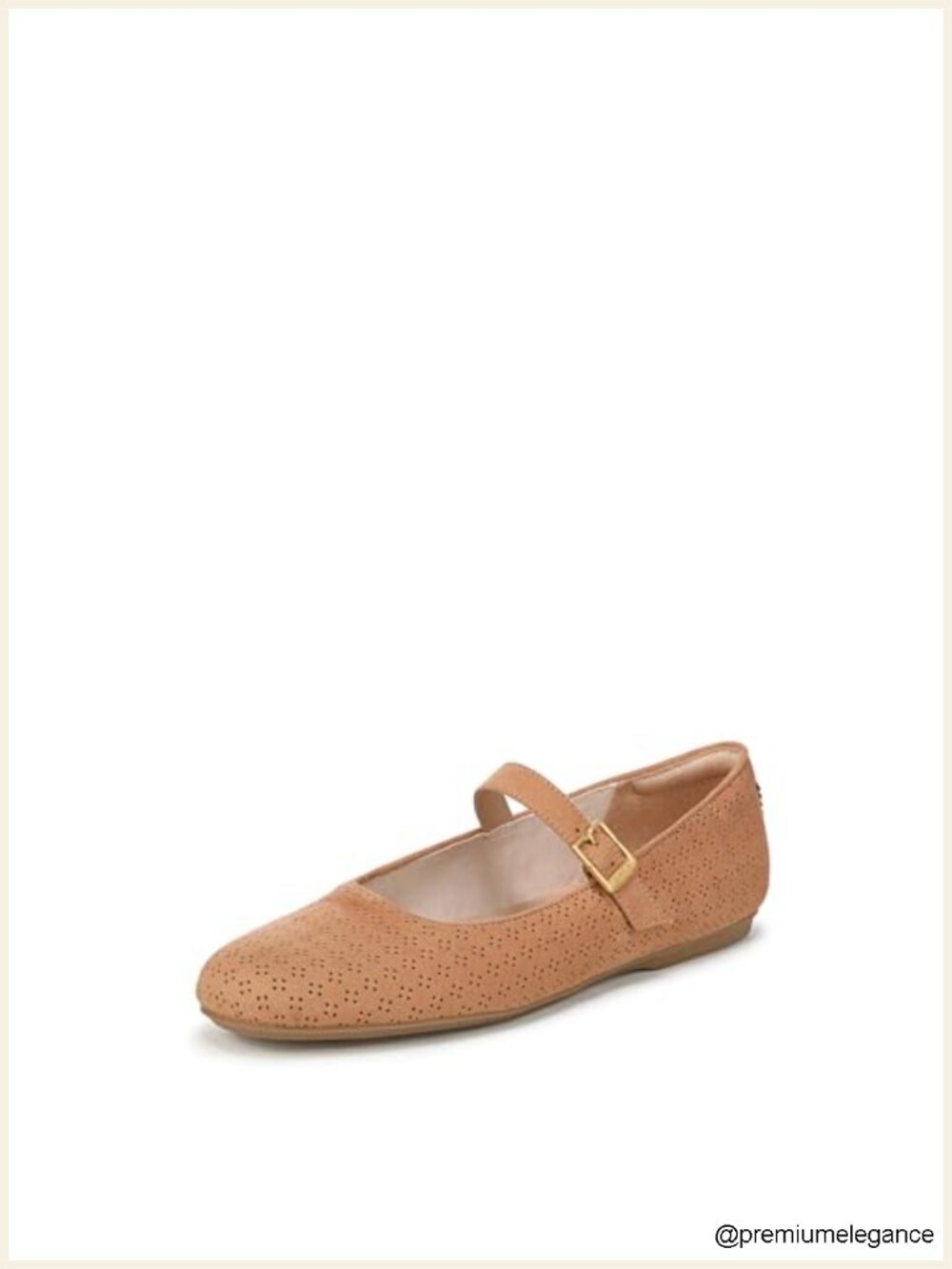 Women's Mary Jane Ballet Flats Faux Leather Adjustable Buckle